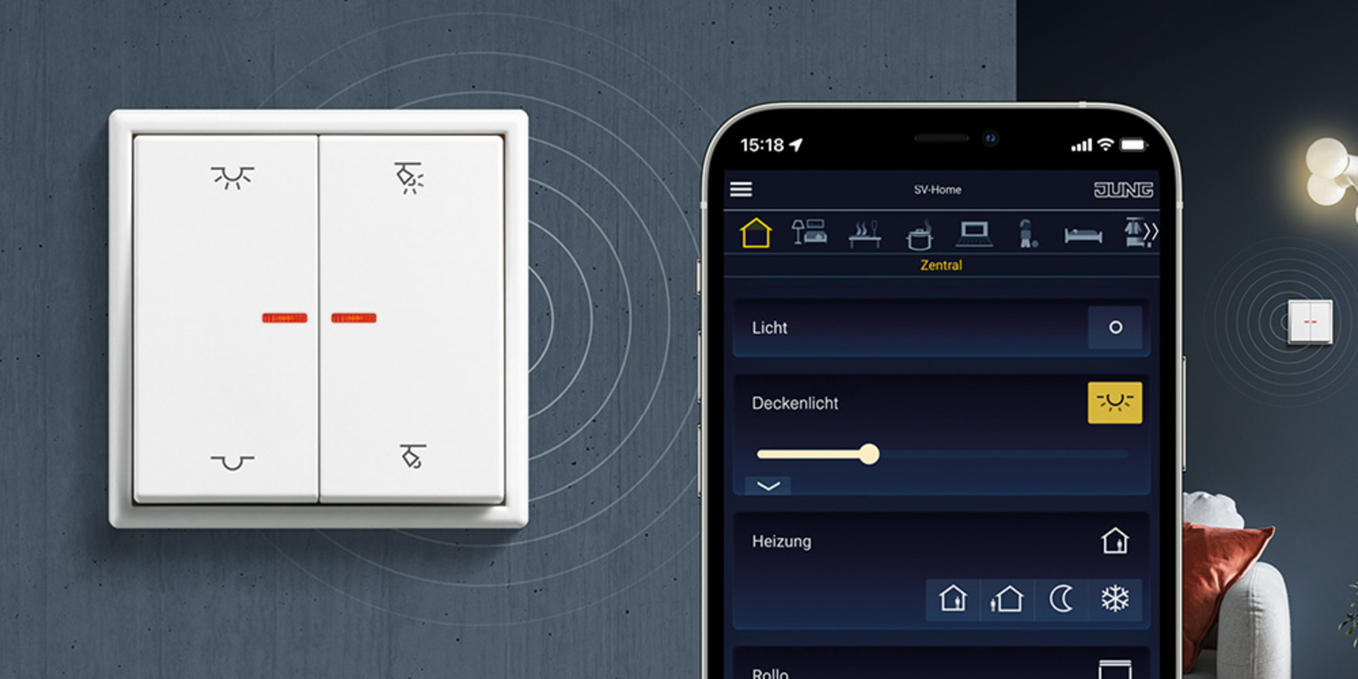 KNX RF Taster bei Elektro Kempf in Wertheim